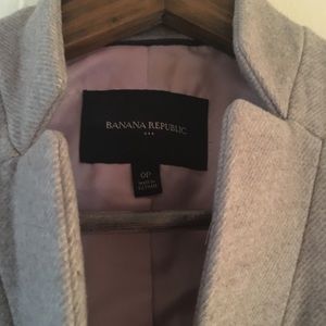 Banana Republic Light Grey Blazer Size 0P